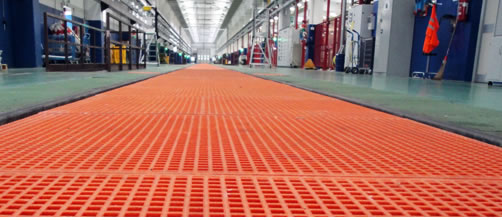GFK-Gitter und Produkte aus glasfaserverstärktem Kunststoff für industrielle und private Anwendungen