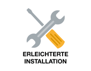 Charakteristiken GFK: erleichterte installation