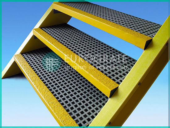 Treppenstufen von Eurograte aus glasfaserverstärktem Kunststoff