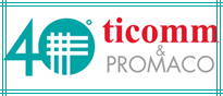 Logo von Ticomm & Promaco 40 Jahre